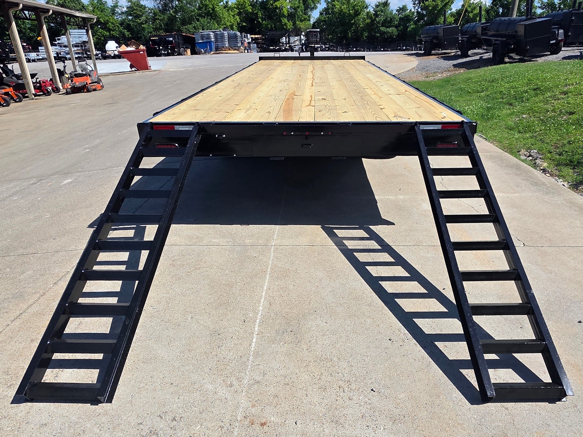 8.5x25 Straight Deckover Trailer (2) 7K Axles with Slide Out Ramps 14K GVWR - Image 12