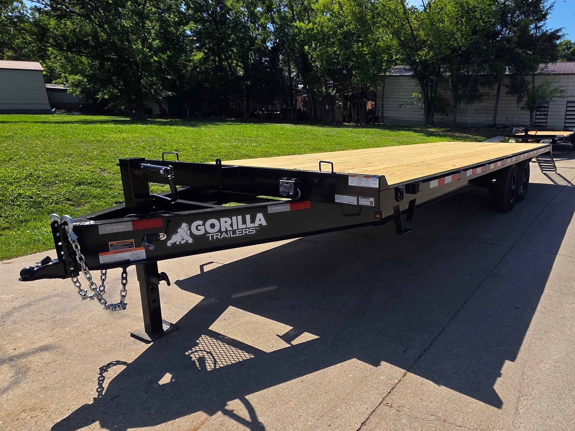 8.5x25 Straight Deckover Trailer (2) 7K Axles with Slide Out Ramps 14K GVWR - Image 9