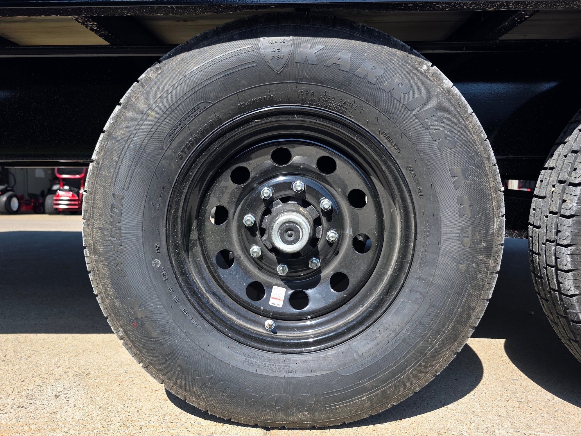 8.5x25 Straight Deckover Trailer (2) 7K Axles with Slide Out Ramps 14K GVWR - Image 20
