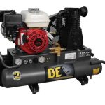 BE AC658HB 8-Gallon Wheelbarrow Air Compressor - Honda GX200 Gasoline Engine