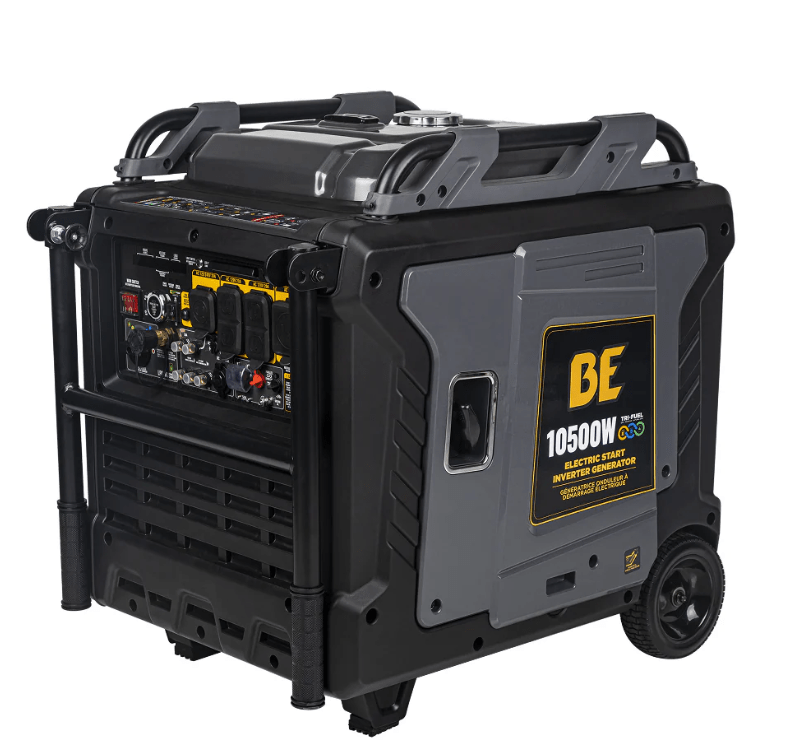 BE BE10500IT Inverter Generator - 10500 Max Watts, 8500 Running Watts, PowerEase Engine - Image 1