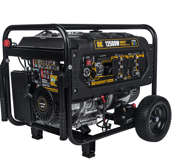 BE BE12500T Tri-Fuel Generator - 12500 Max Watts, 9500 Running Watts, PowerEase Engine - Image 1