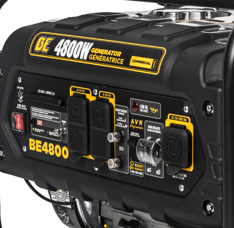 BE BE4800 Portable Generator - 4800 Max Watts, 3600 Running Watts, PowerEase Engine - Image 2