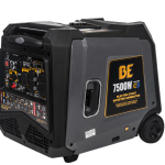 BE BE7500ID Inverter Generator - 7500 Max Watts, 6000 Running Watts, PowerEase Engine