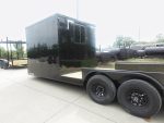 8.5x24 Hybrid Enclosed Trailer V-Nose (2) 7,000lb Axles Storage - Image 4
