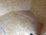 8.5x24 Hybrid Enclosed Trailer V-Nose (2) 7,000lb Axles Storage - Image 16