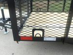 6.4x16 Dovetail Utility Trailer with Front Basket 2ft Mesh (2) 3500lb Axles - Image 4