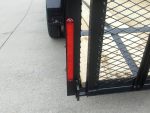 6.4x16 Dovetail Utility Trailer with Front Basket 2ft Mesh (2) 3500lb Axles - Image 13