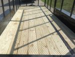 6.4x16 Dovetail Utility Trailer 6ft Mesh Sides (2) 3,500lb Axles - Image 15