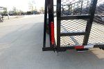 7x20 Heavy Duty Dovetail Utility Trailer 4ft Mesh Sides (2) 3,500lb Axles - Image 7