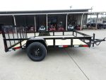 7x10 Powder Coated Dovetail Utility Trailer 3500lb Axle - Image 7