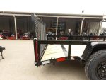 7x10 Powder Coated Dovetail Utility Trailer 3500lb Axle - Image 9