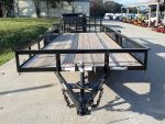 7x18 Dovetail Utility Trailer with gate (2) 3,500lb Axles 7K GVWR - Image 2