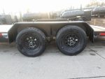 7x18 Wood Deck Car Hauler (2) 3500lb Axle w/ Brake and Ramps 7K GVWR - Image 5