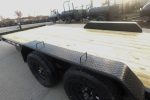 7x18 Wood Deck Car Hauler (2) 3500lb Axle w/ Brake and Ramps 7K GVWR - Image 6