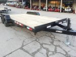 7x18 Wood Deck Car Hauler (2) 3500lb Axle w/ Brake and Ramps 7K GVWR - Image 11