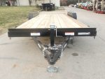 7x20 Wood Deck Car Hauler (2) 5200lb Axle w/ Brake and Ramps - Image 2