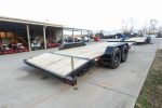 7x20 Wood Deck Car Hauler (2) 5200lb Axle w/ Brake and Ramps - Image 7