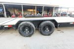 7x20 Wood Deck Car Hauler (2) 5200lb Axle w/ Brake and Ramps - Image 8