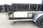 7x20 Black V-nose Hybrid Enclosed Trailer (2) 7K Axles - Image 18