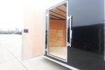 7x20 Black V-nose Hybrid Enclosed Trailer (2) 7K Axles - Image 22