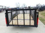 5x10 Dovetail Utility Trailer 2ft Mesh sides 3500lb Axle - Image 7