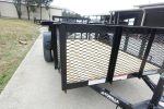 5x10 Dovetail Utility Trailer 2ft Mesh sides 3500lb Axle - Image 12