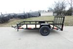 5x10 Utility Trailer Powder Coated Dovetail with Gate 3500lb Axle - Image 4