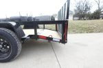 5x10 Utility Trailer Powder Coated Dovetail with Gate 3500lb Axle - Image 6