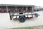 5x10 Utility Trailer Powder Coated Dovetail with Gate 3500lb Axle - Image 11