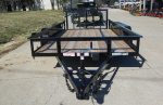 6'4" x 12 Double Axle Utility Trailer Powder Coated Dovetail (2) 3500lb Axles - Image 3