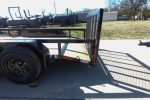 6'4" x 12 Double Axle Utility Trailer Powder Coated Dovetail (2) 3500lb Axles - Image 9