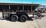 6'4" x 12 Double Axle Utility Trailer Powder Coated Dovetail (2) 3500lb Axles - Image 12