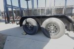 6.4x16 Straight Deck Utility Trailer 6ft Mesh Sides with Metal Roof (2) 3,500lb Axles - Image 4