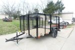 6.4x10 Utility Trailer with 4ft Mesh Sides 3500lb Axle Dovetail - Image 3