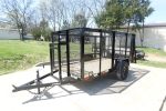 5x10 Straight Deck Debris Loader Utility Trailer (1) 3500lb Axle - Image 3