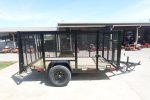 5x10 Straight Deck Debris Loader Utility Trailer (1) 3500lb Axle - Image 6