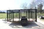 5x10 Straight Deck Debris Loader Utility Trailer (1) 3500lb Axle - Image 12