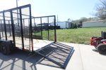 7' x 18' Tandem Straight Deck Utility Trailer 6ft Mesh Sides 7K GVWR - Image 15