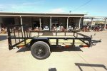 6' 4" x 10 Utility Trailer Dovetail Powder Coated With Gate 3,500lb Axle - Image 6
