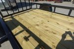 6' 4" x 10 Utility Trailer Dovetail Powder Coated With Gate 3,500lb Axle - Image 12