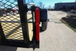 6' 4" x 10 Utility Trailer Dovetail Powder Coated With Gate 3,500lb Axle - Image 13