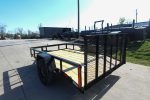6' 4" x 10 Utility Trailer Dovetail Powder Coated With Gate 3,500lb Axle - Image 9