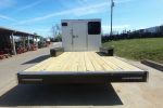 8.5x24 White Hybrid Enclosed V nose (2) 7K axles (2) 30x30 Windows No rails Pintle Hitch - Image 8