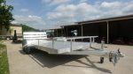 6.4' x 16' All Aluminum Utility Trailer Dual Axle Straight Deck 7K GVWR - Image 4