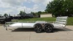 6.4' x 16' All Aluminum Utility Trailer Dual Axle Straight Deck 7K GVWR - Image 10