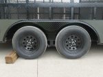 8.5x20 Charcoal Blackout Trim VNose Hybrid Enclosed Trailer Roof (2) 3500lb Axles 50 AMP Electrical Package - Image 7