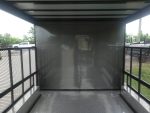 8.5x20 Charcoal Blackout Trim VNose Hybrid Enclosed Trailer Roof (2) 3500lb Axles 50 AMP Electrical Package - Image 16