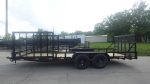 7x20 Heavy Duty Straight Deck Utility Trailer (2) 5,200lb Axles With (2) Side Gates 10K GVWR - Image 3