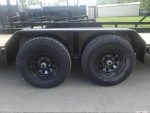 7x20 Heavy Duty Straight Deck Utility Trailer (2) 5,200lb Axles With (2) Side Gates 10K GVWR - Image 11